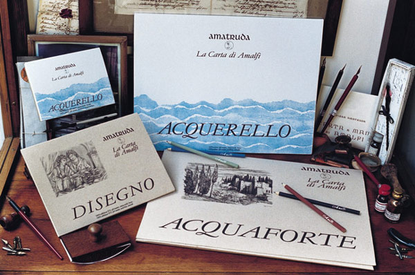 Album per acquerello con fogli sciolti | La carta di Amalfi