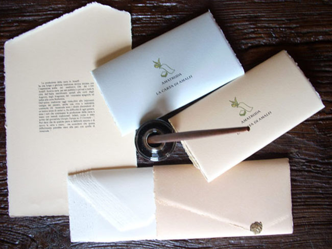 Carta da lettere e biglietti da visita – Cartiera Amatruda – La Carta di  Amalfi